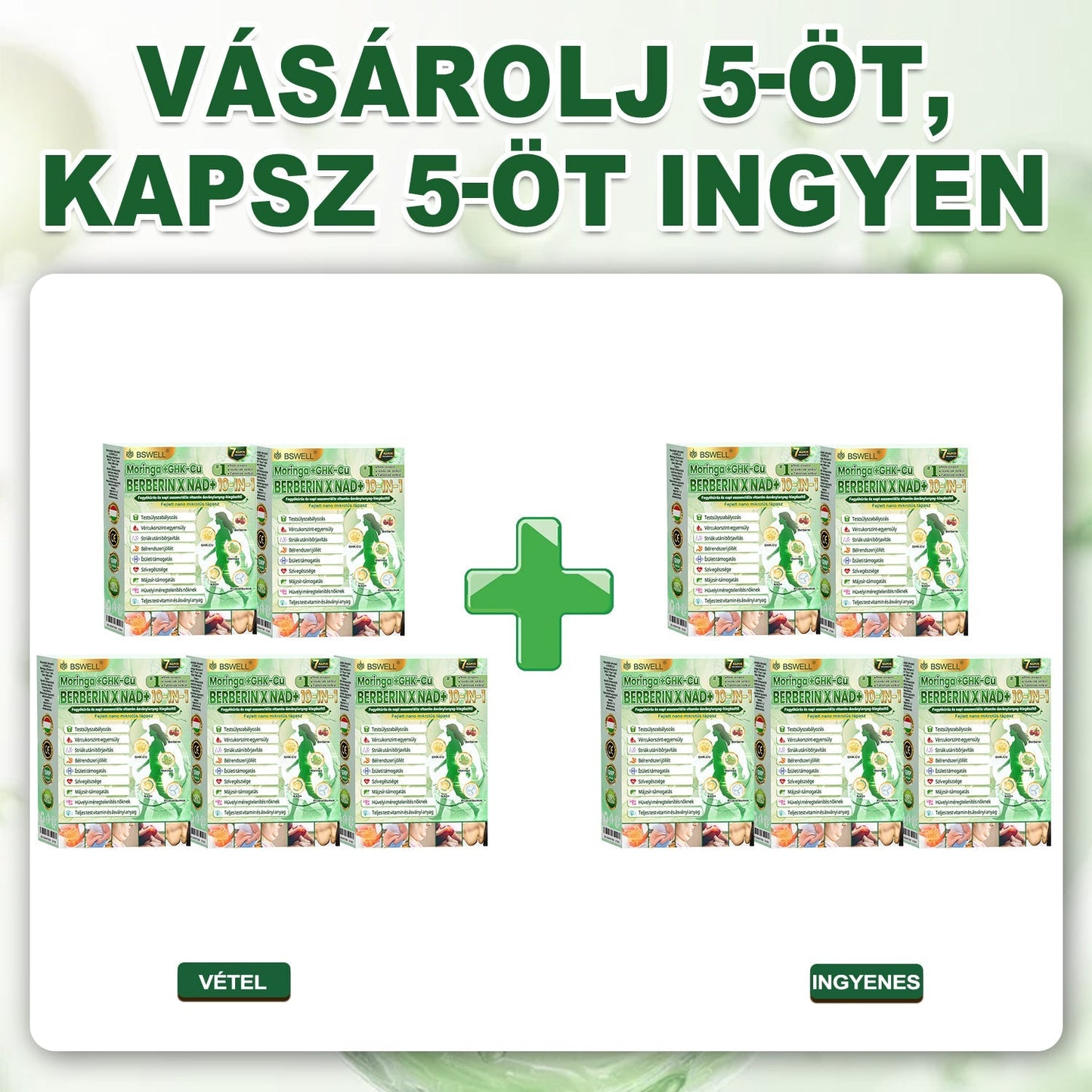 Hivatalos Áruház |🍀BSWELL® Moringa × Berberin × NAD+ 10 az 1-ben Nano Mikrotűs Tapasz (Naponta egyszer, látható változások 7 nap után) ✅ Elhízás, megereszkedett bőr, cukorbetegség, alvási apnoé, ízületi problémák
