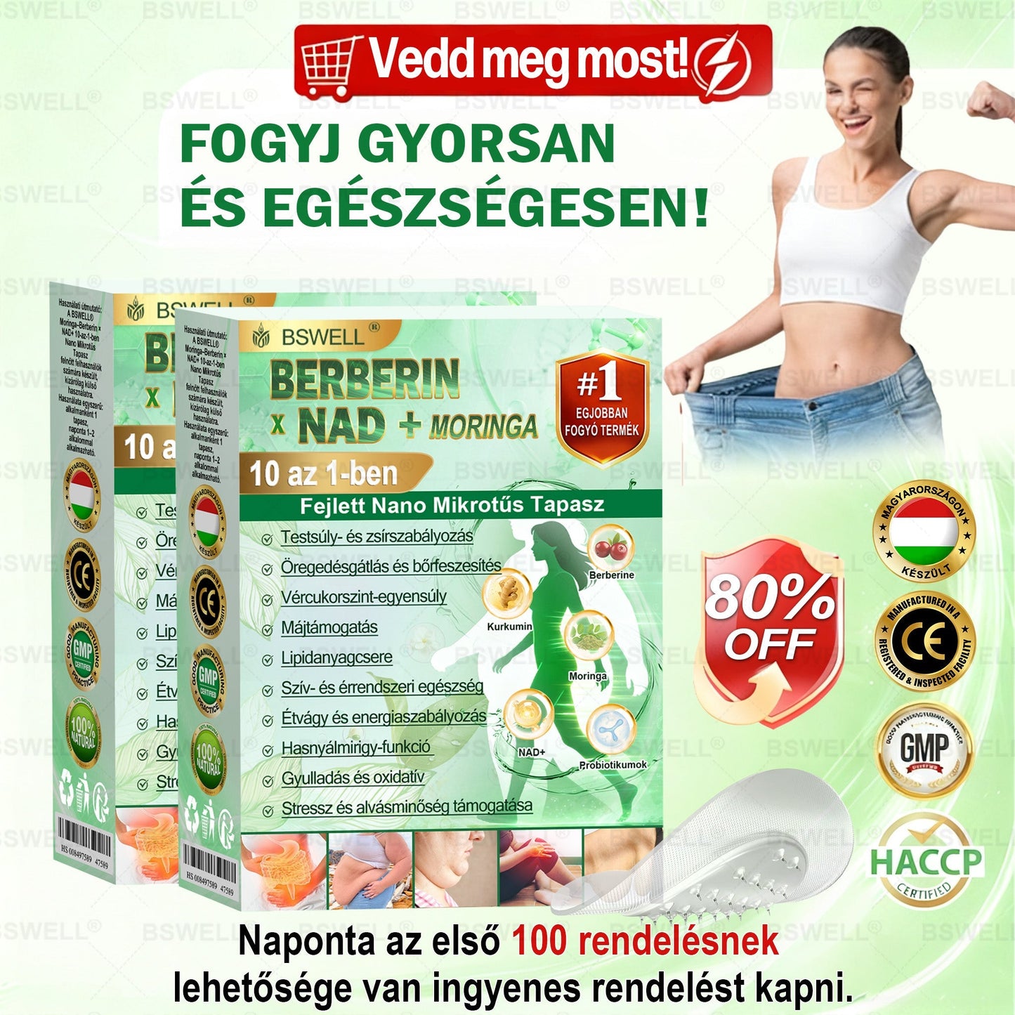 💎 BSWELL® Nano mikrotűs karcsúsító tapasz (𝑱𝒖𝒔𝒕 𝒐𝒏𝒄𝒆 𝒂 𝒅𝒂𝒚, 𝒗𝒊𝒔𝒊𝒃𝒍𝒆 𝒄𝒉𝒂𝒏𝒈𝒆𝒔 𝒊𝒏 28 𝒅𝒂𝒚𝒔) ✅ 𝑭𝒐𝒓 𝒐𝒃𝒆𝒔𝒊𝒕𝒚, 𝒄𝒂𝒓𝒅𝒊𝒐𝒗𝒂𝒔𝒄𝒖𝒍𝒂𝒓 𝒉𝒆𝒂𝒍𝒕𝒉, 𝒅𝒊𝒂𝒃𝒆𝒕𝒆𝒔, 𝒔𝒍𝒆𝒆𝒑 𝒂𝒑𝒏𝒆𝒂, 𝒈𝒖𝒕 𝒉𝒆𝒂𝒍𝒕𝒉, 𝒋𝒐𝒊𝒏𝒕 𝒊𝒔𝒔𝒖𝒆𝒔, 𝒂𝒏𝒅 𝒎𝒐𝒓𝒆
