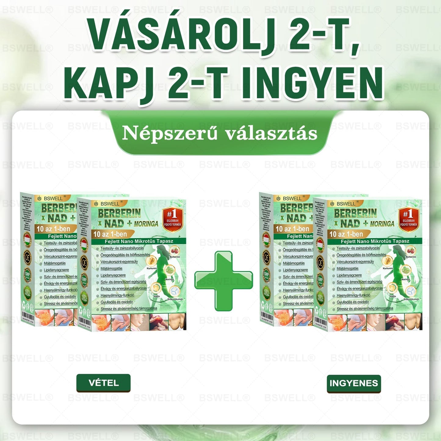 🏆 BSWELL® Nano mikrotűs karcsúsító tapasz (Csak naponta egyszer, látható változások 28 nap alatt) ✅ Elhízás, szív- és érrendszeri egészség, cukorbetegség, alvási apnoé, bélflóra, ízületi problémák és egyéb tünetek esetén