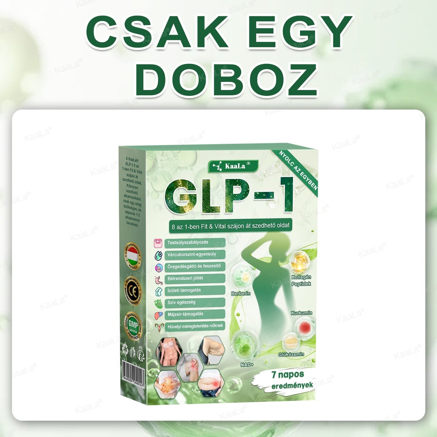 ⭐𝑲𝒂𝒂𝑳𝒂® 𝑮𝑳𝑷-1 8 𝒂𝒛 1-𝒃𝒆𝒏 𝑭𝒊𝒕 & 𝑽𝒊𝒕𝒂𝒍 𝑺𝒛á𝒋𝒐𝒏 á𝒕 𝒔𝒛𝒆𝒅𝒉𝒆𝒕ő 𝒐𝒍𝒅𝒂𝒕 – 𝑵𝒂𝒑𝒊 𝒆𝒈𝒚𝒔𝒛𝒆𝒓, 7 𝒏𝒂𝒑 𝒂𝒍𝒂𝒕𝒕 𝒍á𝒕𝒉𝒂𝒕ó 𝒗á𝒍𝒕𝒐𝒛á𝒔 / 𝑬𝒍𝒉í𝒛á𝒔, 𝒔𝒛í𝒗- é𝒔 é𝒓𝒓𝒆𝒏𝒅𝒔𝒛𝒆𝒓𝒊 𝒆𝒈é𝒔𝒛𝒔é𝒈, 𝒄𝒖𝒌𝒐𝒓𝒃𝒆𝒕𝒆𝒈𝒔é𝒈, 𝒂𝒍𝒗á𝒔𝒊 𝒂𝒑𝒏𝒐𝒆, 𝒃é𝒍𝒓𝒆𝒏𝒅𝒔𝒛𝒆𝒓 𝒆𝒈é𝒔𝒛𝒔é𝒈𝒆, í𝒛ü𝒍𝒆𝒕𝒊 𝒑𝒓𝒐𝒃𝒍é𝒎á𝒌 é𝒔 𝒎é𝒈 𝒔𝒐𝒌 𝒎á𝒔 𝒆𝒔𝒆𝒕é𝒏