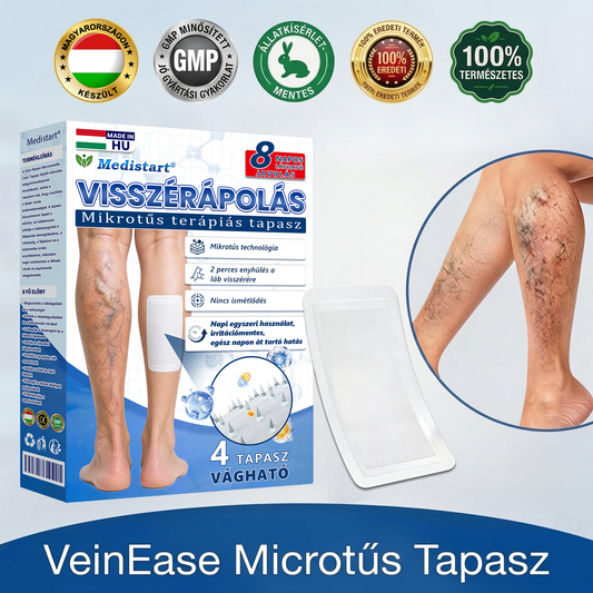 G1 Medistart® Visszérápoló Mikrotűs Gondozó Tapasz ✅ Azonnali Megkönnyebbülés, Hosszú Távú Eredmények